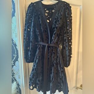 Gorgeous thick cotton lace party dress!